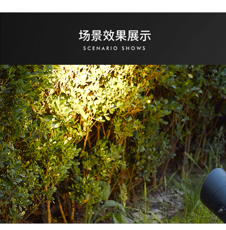 大功率led插地?zé)?地插燈 戶外防水花園草坪 射燈 照樹燈3W(圖11)