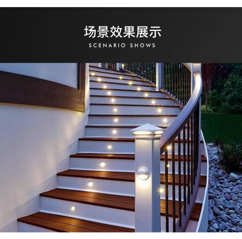 工廠直銷 防水led地埋燈 不銹鋼水下埋地?zé)?廣場(chǎng)景觀地埋燈1W(圖11)