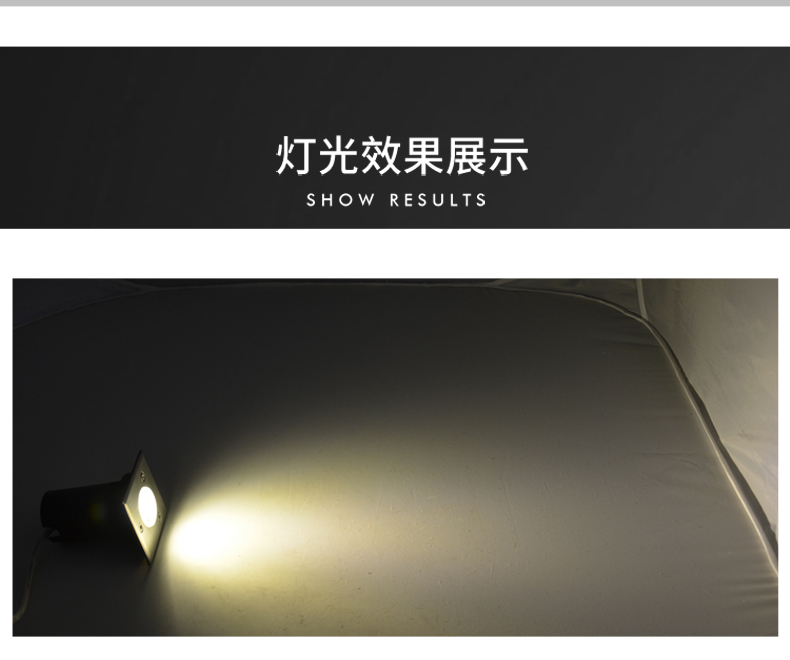 大功率防水方形led地埋燈 防水埋地?zé)?廣場地?zé)?地射燈景觀燈1W(圖10)